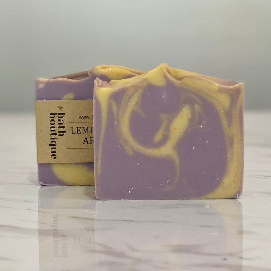 lemon lavender artisan soap