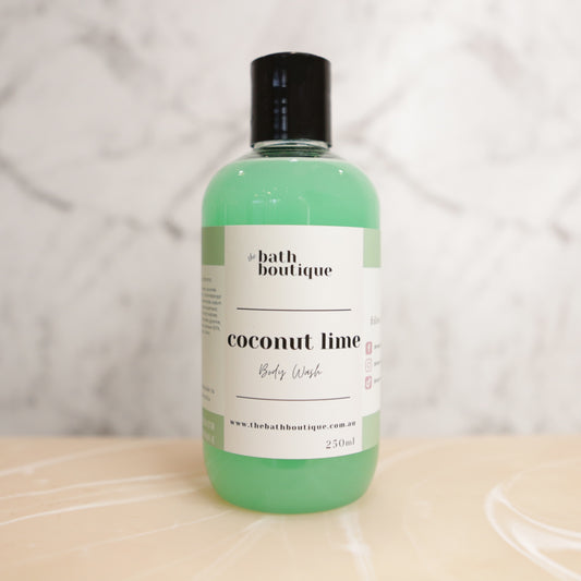 coconut lime body wash