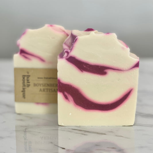 Boysenberry Swirl Artisan Soap